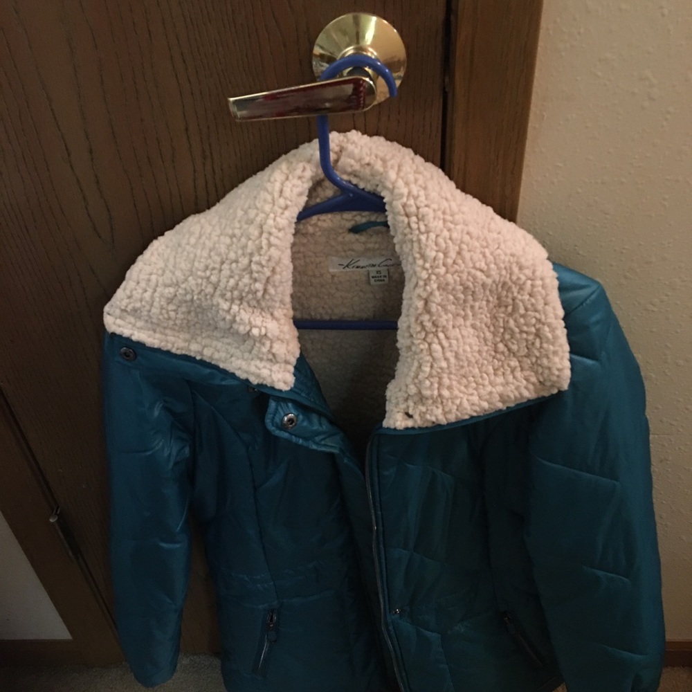 Brand New With Tags Kenneth Cole Sherpa Jacket XS